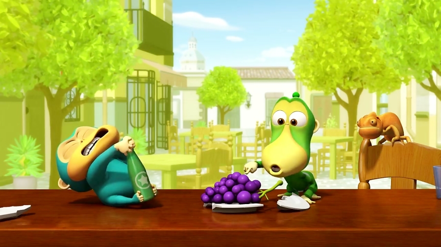 انیمیشن میمون های بیگانه Alien Monkes - قسمت 11